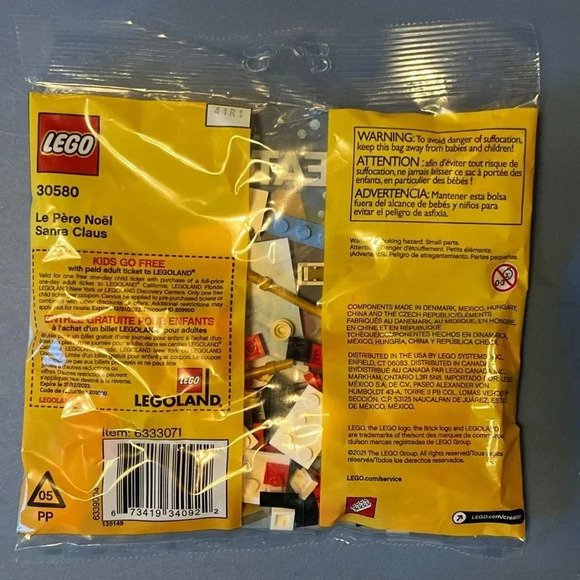 NEW LEGO HOLIDAY CHRISTMAS CREATOR Santa Claus 30580 69pcs - Picture 2 of 2